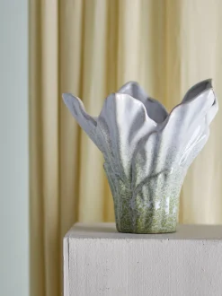 Vase Erato Grès Vert - Bloomingville