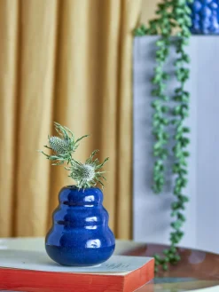 Vase Faramir Grès bleu - Bloomingville