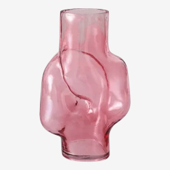 Vase haut en verre Gleam Rose - HKLIVING