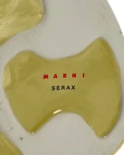 Vase hibou en grès jaune 23cm Après Minuit - Serax