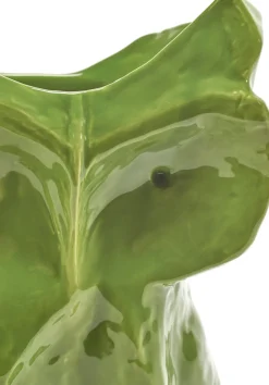 Vase hibou en grès vert 30cm Après Minuit - Serax