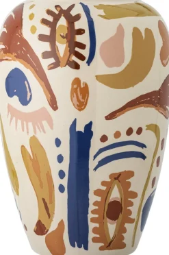Vase Horus Grès Orange - Bloomingville