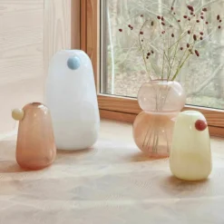 Vase Inka blanc large - OYOY