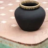 Vase L naturel noir Styly - Bazar Bizar