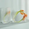 Vase Mist Clear Wide - Nude Glass