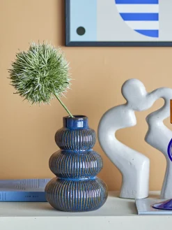 Vase Myrtle Grès bleu - Bloomingville