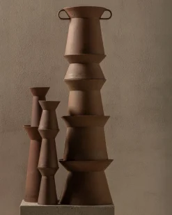 Vase n°3 en grès rouge brique 22x19,5cm Marie-Ann - Serax