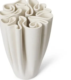 Vase organique en grès blanc Dedali - Ferm living