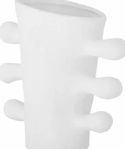 Vase organique en grès blanc Pernilla - Bloomingville