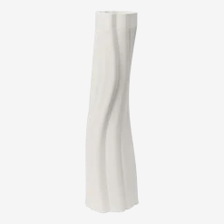 Vase organique en grès off-white 19,5x70cm Rylith - Ferm Living