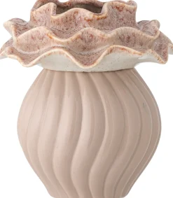 Vase Petalia Grès Rose - Bloomingville
