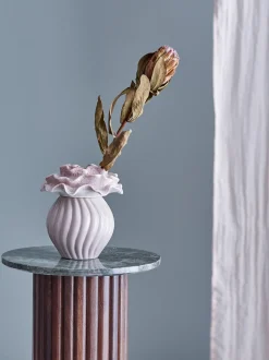 Vase Petalia Grès Rose - Bloomingville