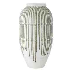 Vase Scarlett Green Stoneware - Bloomingville