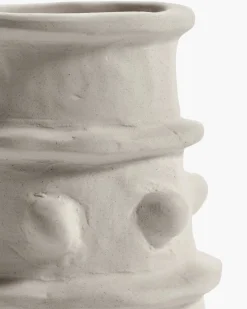 6 Vases en grès beige 10cm Molly - Serax