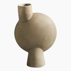 Vase sphérique taupe 26 cm Bulb - 101 Copenhagen