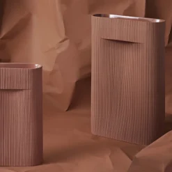 Vase terracotta 48,5 cm Ridge - Muuto