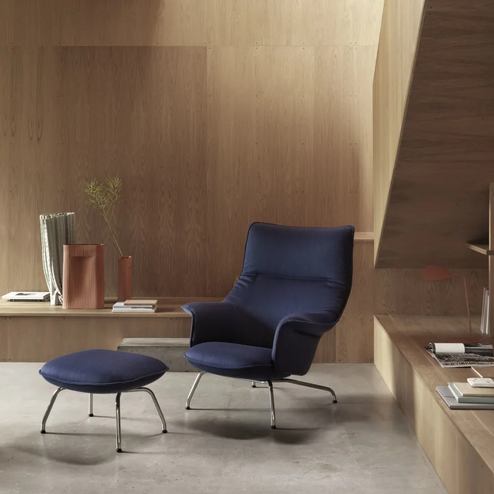 Vase terracotta 48,5 cm Ridge - Muuto