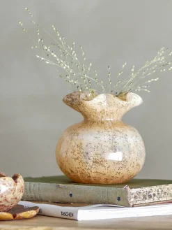 Vase Thebe en verre orange - Bloomingville