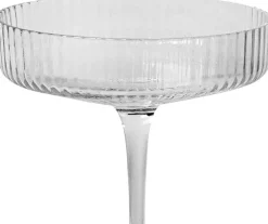 2 Verres à champagne Ripple - Ferm Living