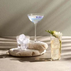 2 Verres à cocktail en cristal sans plomb 17 Cl Coupetini - Nude Glass