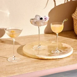 2 Verres à cocktail en cristal sans plomb Savage Pony - Nude Glass