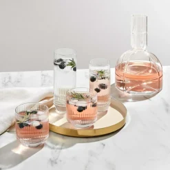 4 Verres à eau en cristal sans plomb 30 Cl Big Top - Nude Glass