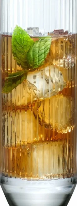 4 Verres à eau long en cristal sans plomb 43 Cl Big Top - Nude Glass