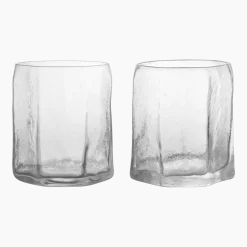 Verres en verre recyclé soufflé à la bouche Kiru - FermLiving