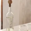2 Verres en verre transparent 270ml Dimple - Ferm Living