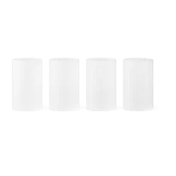 4 verres style verrine givrés Ripple - Ferm Living