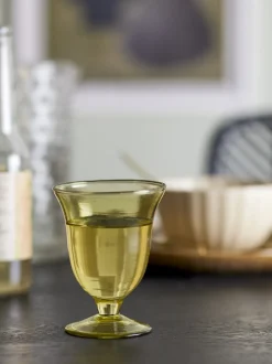 Verre à vin Florentine Verre recyclé vert Bloomingville