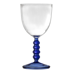 Verre à vin Noemi Verre à vin bleu - Bloomingville