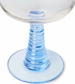 Verre à vin Swirl High blue - HKliving