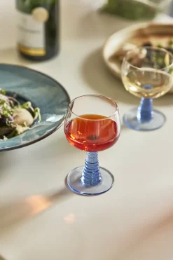 Verre à vin Swirl High Mixed Colours (Set Of 4) - HKLIVING