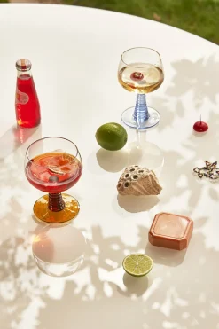 Verre à vin Swirl High Mixed Colours (Set Of 4) - HKLIVING