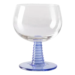 Verre à vin Swirl Low Blue HKliving