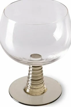 Verre à vin Swirl Low Green - HKLIVING