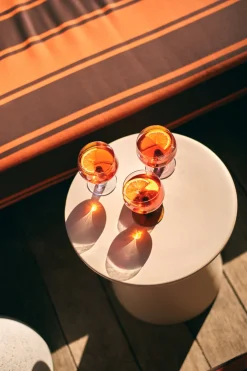 Verre à vin Swirl Low Ochre - HKLIVING