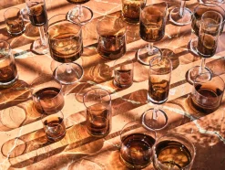 Verre à whisky en verre transparent ambre 20cl 8x8,5cm Zuma - Serax