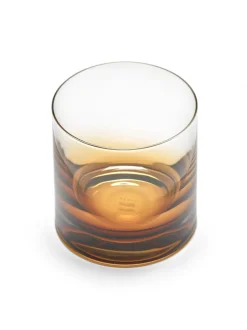 Verre à whisky en verre transparent ambre 20cl 8x8,5cm Zuma - Serax