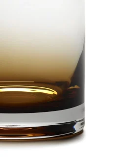 Verre à whisky en verre transparent ambre 20cl 8x8,5cm Zuma - Serax