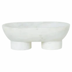 Vide poche en marbre blanc Alza - Ferm Living