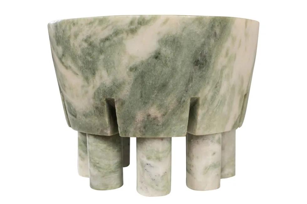 Vide-poche en marbre vert 20x15,5cm Coluna - Versmissen