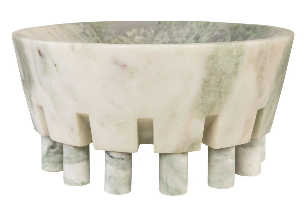 Vide-poche en marbre vert 36x17,5cm Coluna - Versmissen