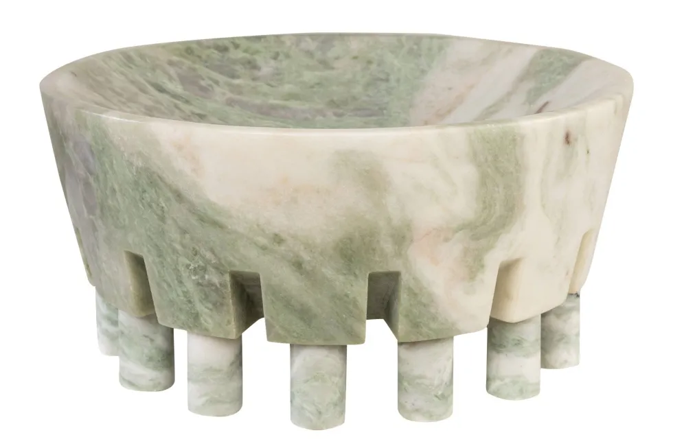 Vide-poche en marbre vert 36x17,5cm Coluna - Versmissen