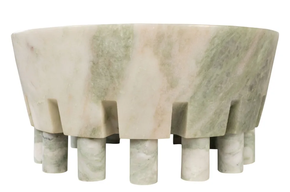 Vide-poche en marbre vert 36x17,5cm Coluna - Versmissen