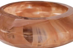 Vide-poche en verre rose soufflé à la bouche 36x12cm - Versmissen