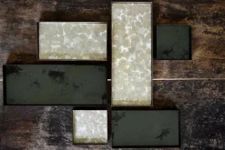 Vide-poche rectangulaire en miroir Charcoal - Ethnicraft Accessories