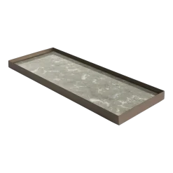 Vide-poche rectangulaire en verre L Fossil Organic - Ethnicraft Accessories